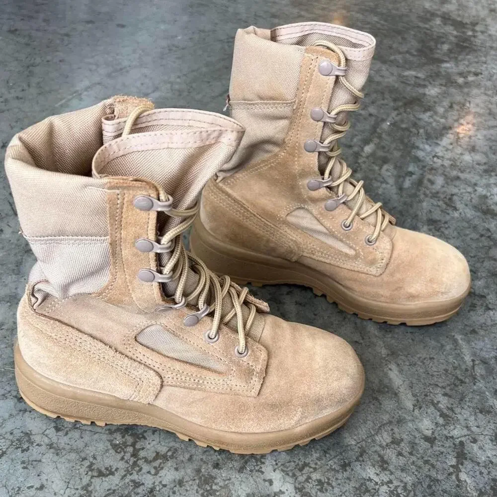 Belleville tan suede